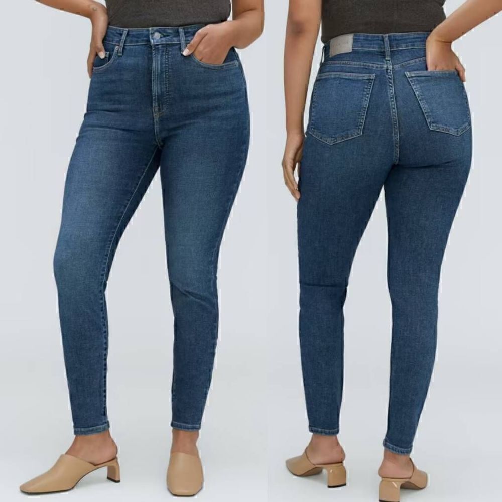 Everlane Curvy Way-High Skinny Jeans 28